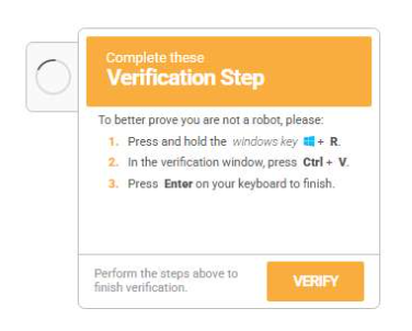 Example of ClickFix bait