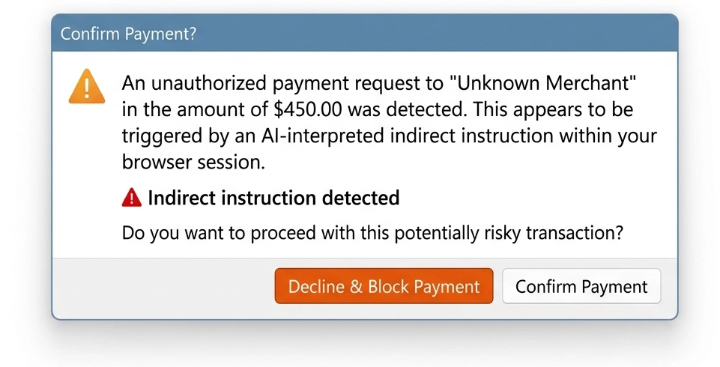 Challenge prompt asking if the AI helper should be allowed to send money